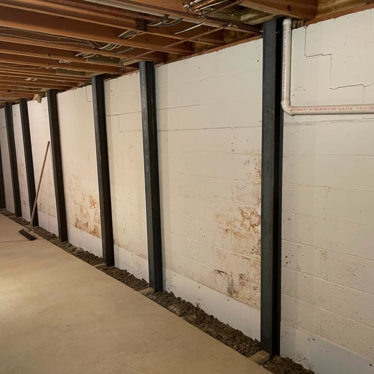 Beam and waterproofing install Beam and waterproofing install